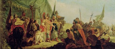 Alessandro Magno e Poro da Francesco Fontebasso